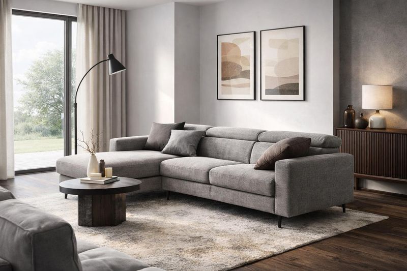 DIVANO con CHAISE LONGUE